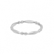 Bagues en acier Inox Argent&eacute;