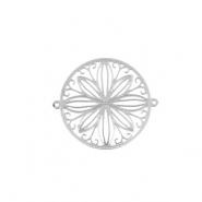 Breloques en acier Inox bohèmes connecteur 20mm Argenté