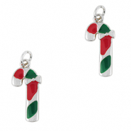 Métal TQ laiton breloques canne à sucre Argenté