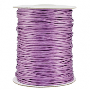 Fil macram&eacute; tress&eacute; 1.5mm Lilas pur