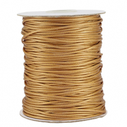 Fil macram&eacute; tress&eacute; 1.5mm Dor&eacute;