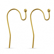 Boucles d'oreilles en acier inox Doré