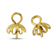 Apprêts en acier inox embout pour perles Doré