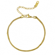 Bracelets en acier Inox Doré