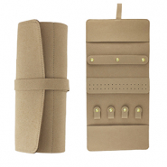 Trousse &agrave; bijoux de voyage grand Taupe