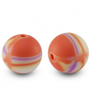 Perles en silicone 15mm Multicolore