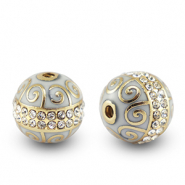 Perles boh&egrave;mes Gris