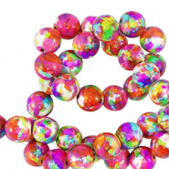 Perles en c&eacute;ramique 8mm Multicolore
