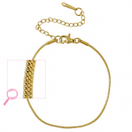 Bracelets en acier Inox Doré