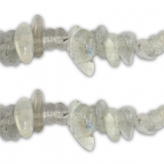 Perles chipstone Gris transparent