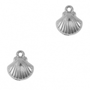 Breloques en acier Inox coquille Argenté