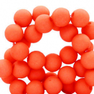 Perles acryliques 8 mm Rouge