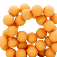 Perles acryliques 6 mm Orange clair