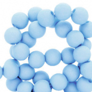 Perles acryliques 6 mm Bleu clair