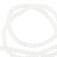 Pierres naturelles 3mm facettées Blanc doux