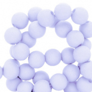 Perles acryliques 8 mm Bleu lavande