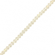 Perles à facettes 3x2mm disque Heishi Transparent