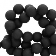Perles acryliques 4 mm Noir