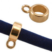 M&eacute;tal DQ anneau avec &oelig;illet 8mm Dor&eacute; (sans nickel)