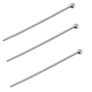 Clou &agrave; t&ecirc;te boule en m&eacute;tal DQ 25mm Argent&eacute; antique (sans nickel)