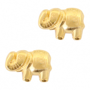 Perles en m&eacute;tal DQ &eacute;l&eacute;phant Dor&eacute; (sans nickel)