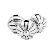 Perles en métal DQ balle 6mm Argenté antique (sans nickel)