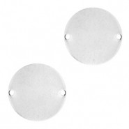 Connecteurs en métal Designer Quality pour ImpressArt rond 15mm argenté antique (sans nickel)