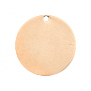 Breloques en métal Designer Quality pour ImpressArt rond 20mm doré rosé (sans nickel)