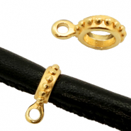 Breloques en métal DQ 8mm Doré (sans nickel)