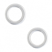 Appr&ecirc;ts en m&eacute;tal DQ anneau 6mm Argent&eacute; antique (sans nickel)