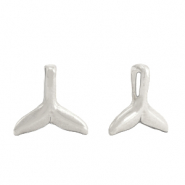 Breloques en métal DQ queue de baleine Argenté antique (sans nickel)