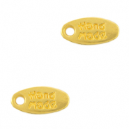 Breloques en métal DQ "handmade" Doré (sans nickel)