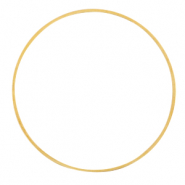 Appr&ecirc;ts en m&eacute;tal DQ anneau ferm&eacute; 40mm Dor&eacute; (sans nickel)