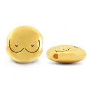 Perles en m&eacute;tal DQ seins Dor&eacute; (sans nickel)