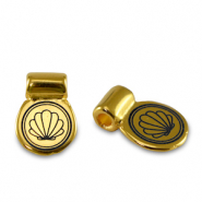 Poussoirs en métal DQ coquillage Doré (sans nickel)