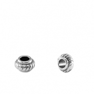 Perles en m&eacute;tal DQ spacer anneau Bali 6mm Argent&eacute; antique (sans nickel)