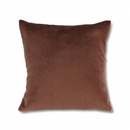 Pr&eacute;sentoir bijoux coussin velours doux Marron cuivr&eacute;