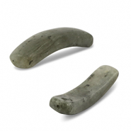 Pierres naturelles connecteur Labradorite Gris verd&acirc;tre