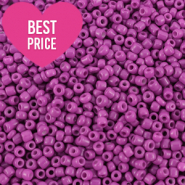 Perles de rocailles 12/0 (2mm) Violet prune d'&eacute;t&eacute;
