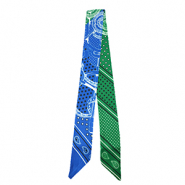 Bandana foulard avec étoile Vert-bleu