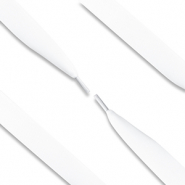 Lacet pour chaussure tendance en satin Blanc