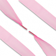 Lacet pour chaussure tendance organza Rose