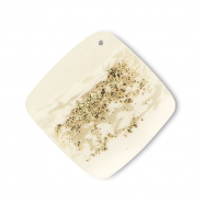 Pendentifs en polym&egrave;re rhombe Blanc cass&eacute;-beige-dor&eacute;