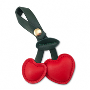 Pendentifs accroche-regard cerises Vert foncé-rouge