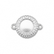 BY31&reg; Connecteur en acier Inox avec serti pour SS20 flatback Argent&eacute;