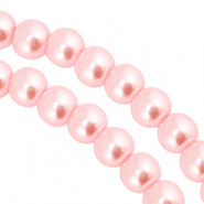 Perles en verre 8mm Rose