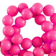 Perles acryliques 18 mm brillant Rose fuchsia