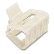 Accessoires pour cheveux pince &agrave; cheveux Blanc