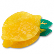 Accessoires pour cheveux pince à cheveux citron Jaune-vert-doré