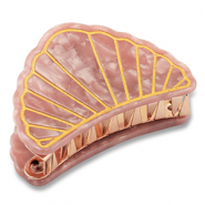 Accessoires pour cheveux pince à cheveux coquille Rose vintage-doré